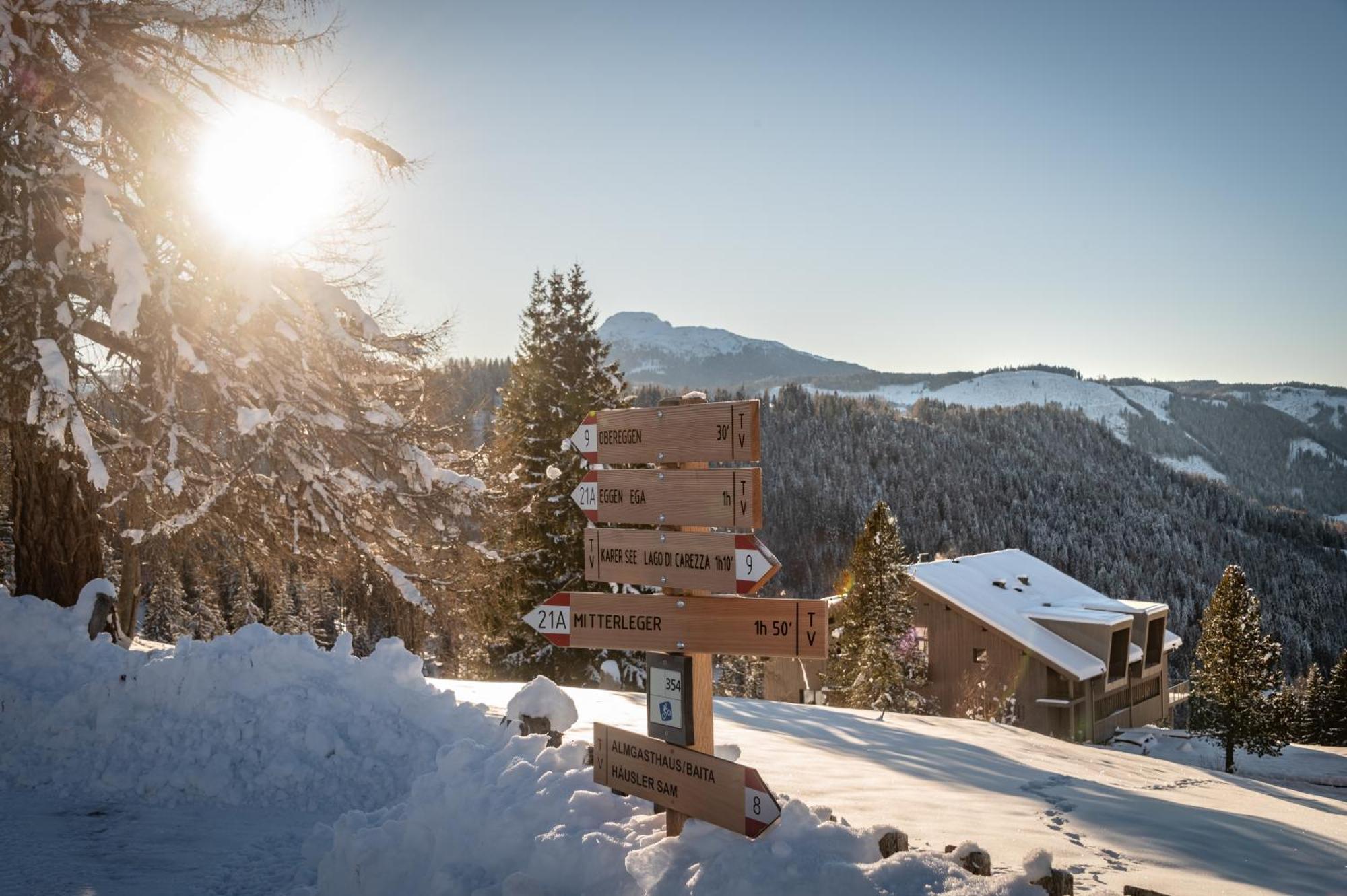 Hotel Bewaller Obereggen Kültér fotó